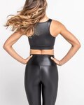 ATHLEEYA Leggins - COFFEE SHINE - Schwarz