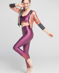 ATHLEEYA Leggins - COFFEE SHINE - Lila