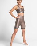ATHLEEYA Leggins - COFFEE BIKER SHINE - Beige