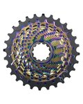 SRAM Fahrradkassette - CASSETTE XG-1290 D1 10-28 - Regenbogen/Schwarz