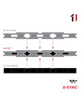 SRAM Kette - PC X1 SOLIDPIN - Silber