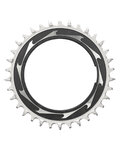 SRAM Kettenblatt - T-TYPE 34T  - Silber/Schwarz