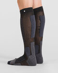 SPORTFUL Fahrradkniestrümpfe - APEX LONG - Schwarz/Grau