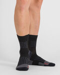 SPORTFUL Klassische Fahrradsocken - APEX - Schwarz/Grau