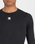SPORTFUL Langarm Fahrrad-Shirt - MERINO LS - Schwarz