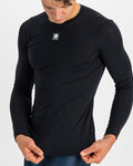 SPORTFUL Langarm Fahrrad-Shirt - MERINO LS - Schwarz