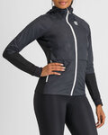 SPORTFUL Winddichte Fahrradjacke - CARDIO W - Schwarz/Weiß