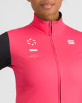SPORTFUL Langarm Fahrradtrikot für den Winter - SQUADRA W - Rosa/Schwarz