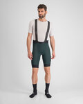 SPORTFUL Kurze Fahrradhose mit Trägern - SUPERGIARA - Grün