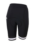 SPORTFUL Fahrradshorts ohne Träger - BODYFIT CLASSIC - Schwarz/Weiß