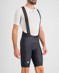 SPORTFUL Kurze Fahrradhose mit Trägern - FIANDRE NORAIN PRO - Schwarz