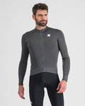 SPORTFUL Langarm Fahrradtrikot für den Winter - MONOCROM THERMAL - Anthrazit