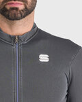 SPORTFUL Langarm Fahrradtrikot für den Winter - MONOCROM THERMAL - Anthrazit
