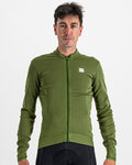 SPORTFUL Langarm Fahrradtrikot für den Winter - MONOCROM THERMAL - Grün