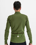 SPORTFUL Langarm Fahrradtrikot für den Winter - MONOCROM THERMAL - Grün