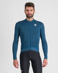 SPORTFUL Langarm Fahrradtrikot für den Winter - MONOCROM THERMAL - Blau
