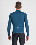 SPORTFUL Langarm Fahrradtrikot für den Winter - MONOCROM THERMAL - Blau