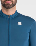 SPORTFUL Langarm Fahrradtrikot für den Winter - MONOCROM THERMAL - Blau