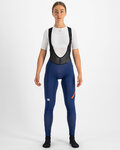 SPORTFUL Lange Fahrradhose mit Trägern - FIANDRE NO RAIN - Blau