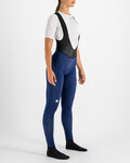 SPORTFUL Lange Fahrradhose mit Trägern - FIANDRE NO RAIN - Blau