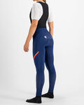 SPORTFUL Lange Fahrradhose mit Trägern - FIANDRE NO RAIN - Blau