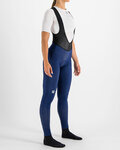 SPORTFUL Lange Fahrradhose mit Trägern - FIANDRE NO RAIN - Blau