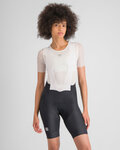 SPORTFUL Kurze Fahrradhose mit Trägern - BODYFIT PRO - Schwarz