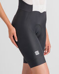 SPORTFUL Kurze Fahrradhose mit Trägern - BODYFIT PRO - Schwarz
