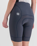 SPORTFUL Kurze Fahrradhose mit Trägern - BODYFIT - Blau