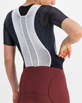 SPORTFUL Kurze Fahrradhose mit Trägern - BODYFIT - bordeaux