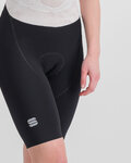 SPORTFUL Kurze Fahrradhose mit Trägern - TOTAL COMFORT - Schwarz