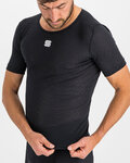 SPORTFUL Kurzarm Fahrrad-Shirt - THERMODYNAMIC LITE - Schwarz