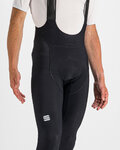 SPORTFUL Lange Fahrradhose mit Trägern - TOTAL COMFORT - Schwarz