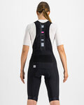 SPORTFUL Kurze Fahrradhose mit Trägern - BODYFIT PRO THERMAL - Schwarz