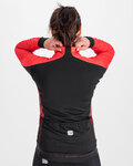 SPORTFUL Winddichte Fahrradjacke - NEO SOFTSHELL - Rot/Schwarz