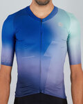 SPORTFUL Kurzarm Fahrradtrikot - BOMBER - Blau/Grün