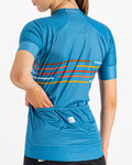 SPORTFUL Kurzarm Fahrradtrikot - VELODROME - Blau