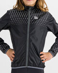 SPORTFUL Winddichte Fahrradjacke - KID REFLEX - Schwarz