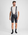SPORTFUL Kurze Fahrradhose mit Trägern - FIANDRE PRO LIGHT - Schwarz