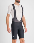 SPORTFUL Kurze Fahrradhose mit Trägern - FIANDRE PRO LIGHT - Schwarz