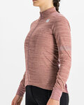 SPORTFUL Langarm Fahrradtrikot für den Winter - SUPERGIARA THERMAL - Rosa