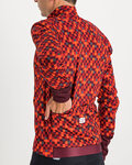 SPORTFUL Fahrrad-Thermojacke - PIXEL - Rot/Braun