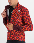 SPORTFUL Fahrrad-Thermojacke - PIXEL - Rot/Braun