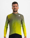 SPORTFUL Langarm Fahrradtrikot für den Winter - ROCKET THERMAL - Grün