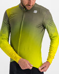 SPORTFUL Langarm Fahrradtrikot für den Winter - ROCKET THERMAL - Grün