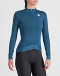 SPORTFUL Langarm Fahrradtrikot für den Winter - MONOCROM THERMAL - Blau