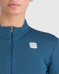 SPORTFUL Langarm Fahrradtrikot für den Winter - MONOCROM THERMAL - Blau
