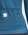 SPORTFUL Langarm Fahrradtrikot für den Winter - MONOCROM THERMAL - Blau