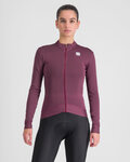 SPORTFUL Langarm Fahrradtrikot für den Winter - MONOCROM THERMAL - Lila