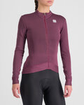 SPORTFUL Langarm Fahrradtrikot für den Winter - MONOCROM THERMAL - Lila